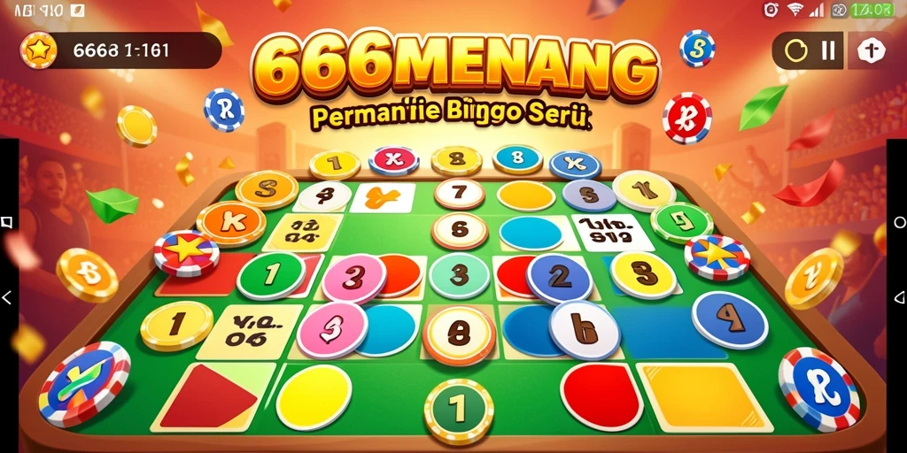 Tampilan gameplay Bingo yang menegangkan dan seru di 666MENANG.