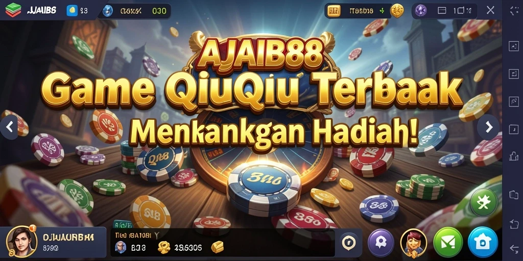 Screenshot AJAIB88 menampilkan gameplay seru QiuQiu.