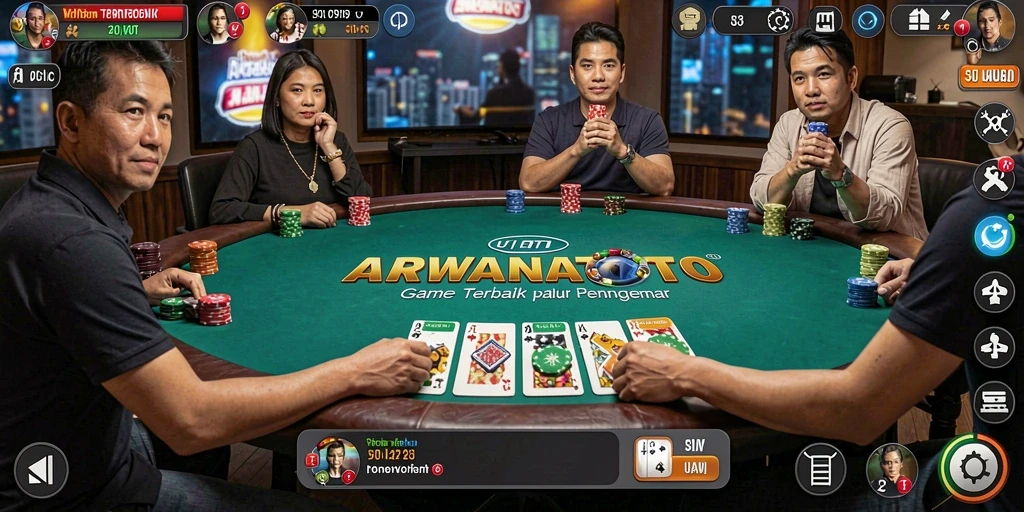 Tampilan gameplay ARWANATOTO yang seru dan menantang.