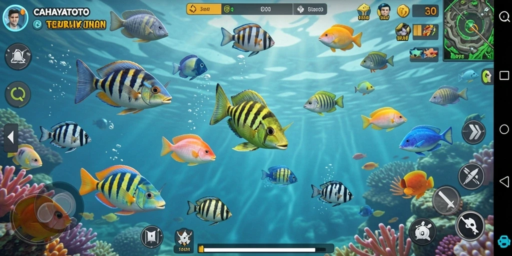 Tangkapan ikan yang seru dalam CAHAYATOTO.