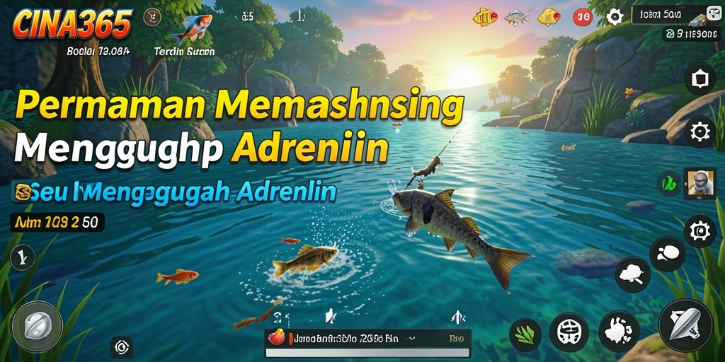 Tampilan gameplay <strong>CINA365</strong> yang menarik dan mendebarkan saat memancing.