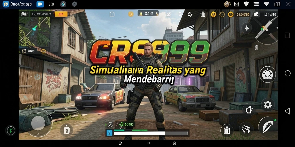 Tampilan gameplay menakjubkan dari CRS99 dengan realisme tinggi.