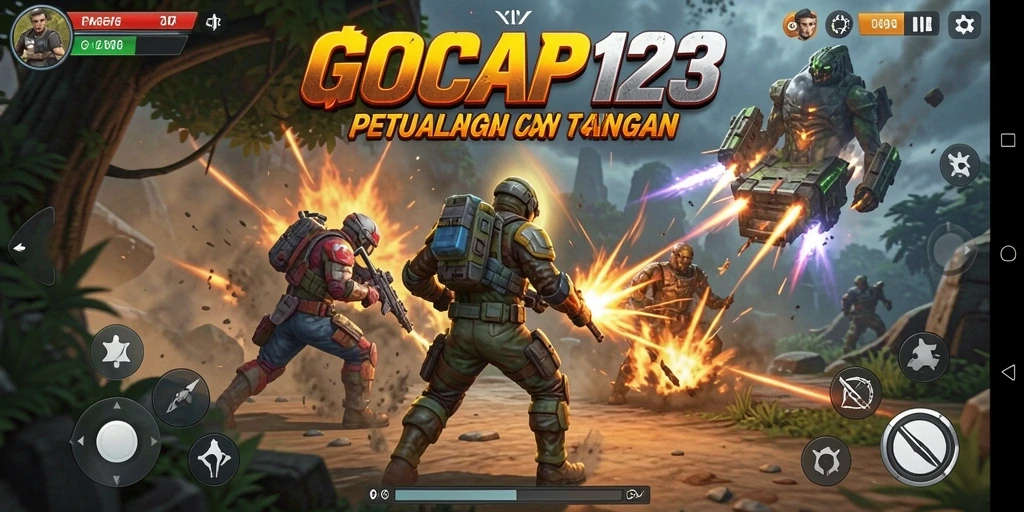 Tampilan gameplay GOCAP123 dengan aksi seru dan grafis menarik.
