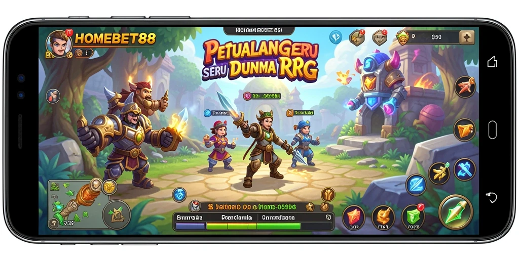 Tampilan gameplay seru dan menantang di HOMEBET88.
