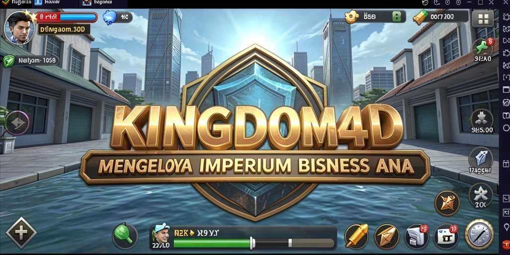 Tangkapan layar gameplay menunjukkan strategi dan pengelolaan kerajaan Tycoon.
