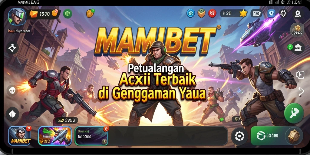Tampilan seru gameplay MAMIBET dalam aksi penuh semangat.