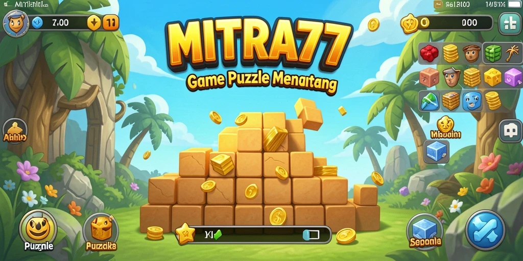 Tampilan gameplay MITRA77 yang penuh tantangan Puzzle.