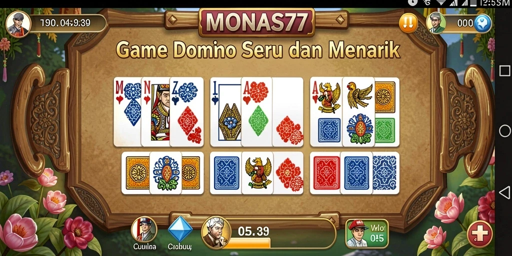 Tampilan gameplay seru di MONAS77, penuh warna dan interaktif.