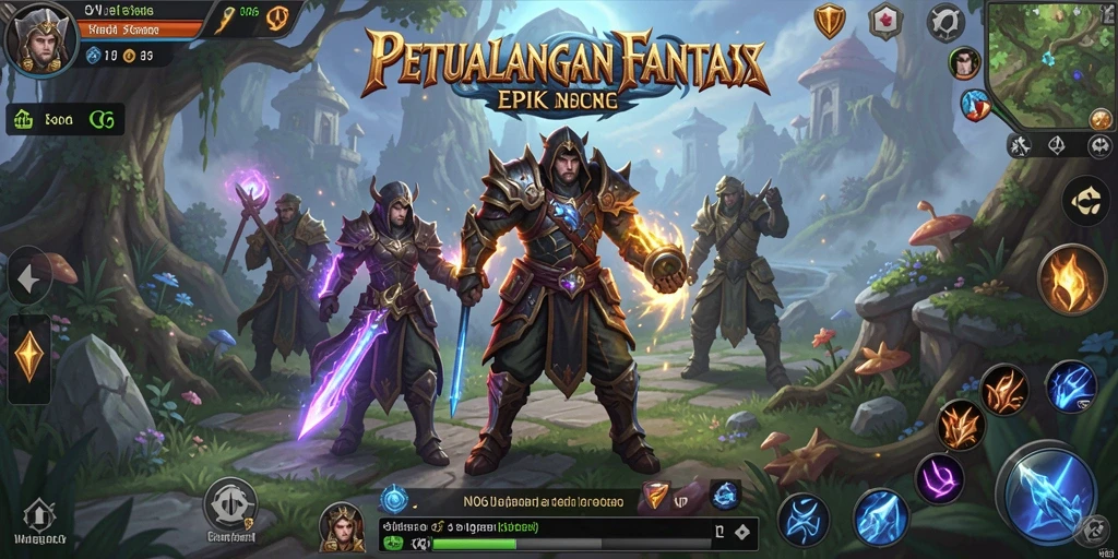 Gameplay RPG N06 dengan aksi seru dan karakter menakjubkan.