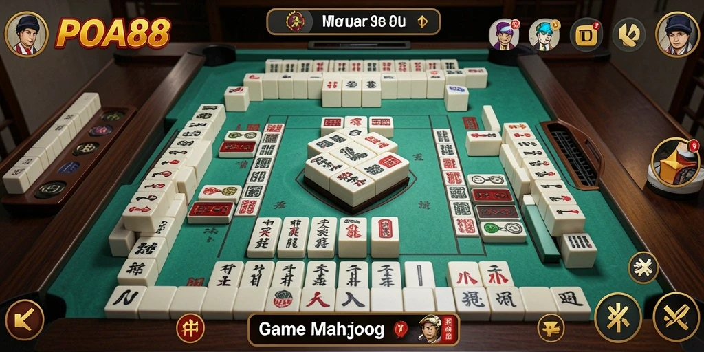 Menampilkan gameplay seru dan menarik dari POA88 Mahjong.