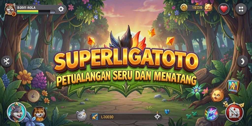 Tangkapan layar utama menunjukkan aksi seru dalam <strong>SUPERLIGATOTO</strong>.
